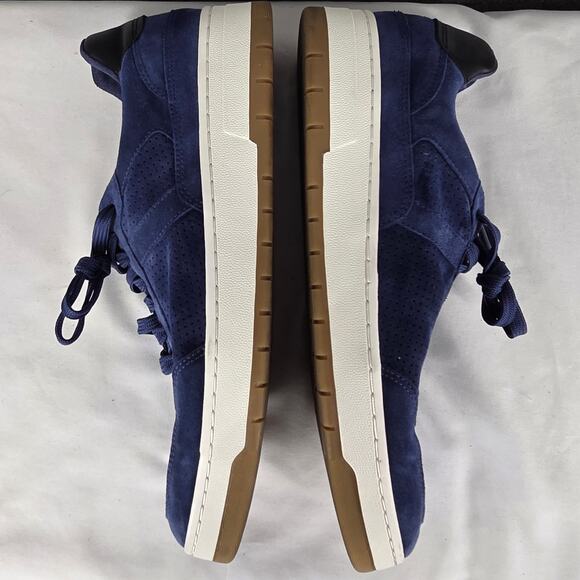 VINCE BLUE MASON SNEAKER SUEDE LEATHER GUM SOLE CASUAL SHOE SIZE 9 - Picture 11 of 11